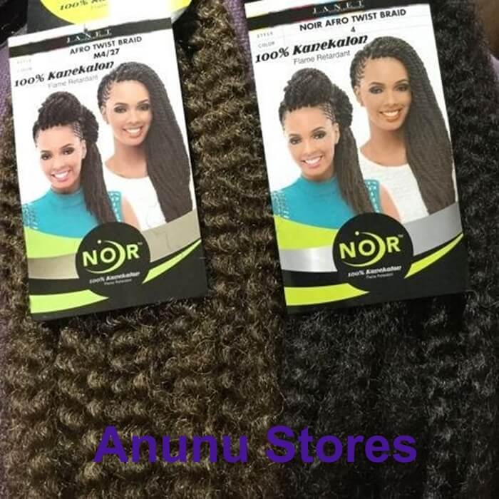 Noir Afro Twist Braid - Braids Twist Crochet